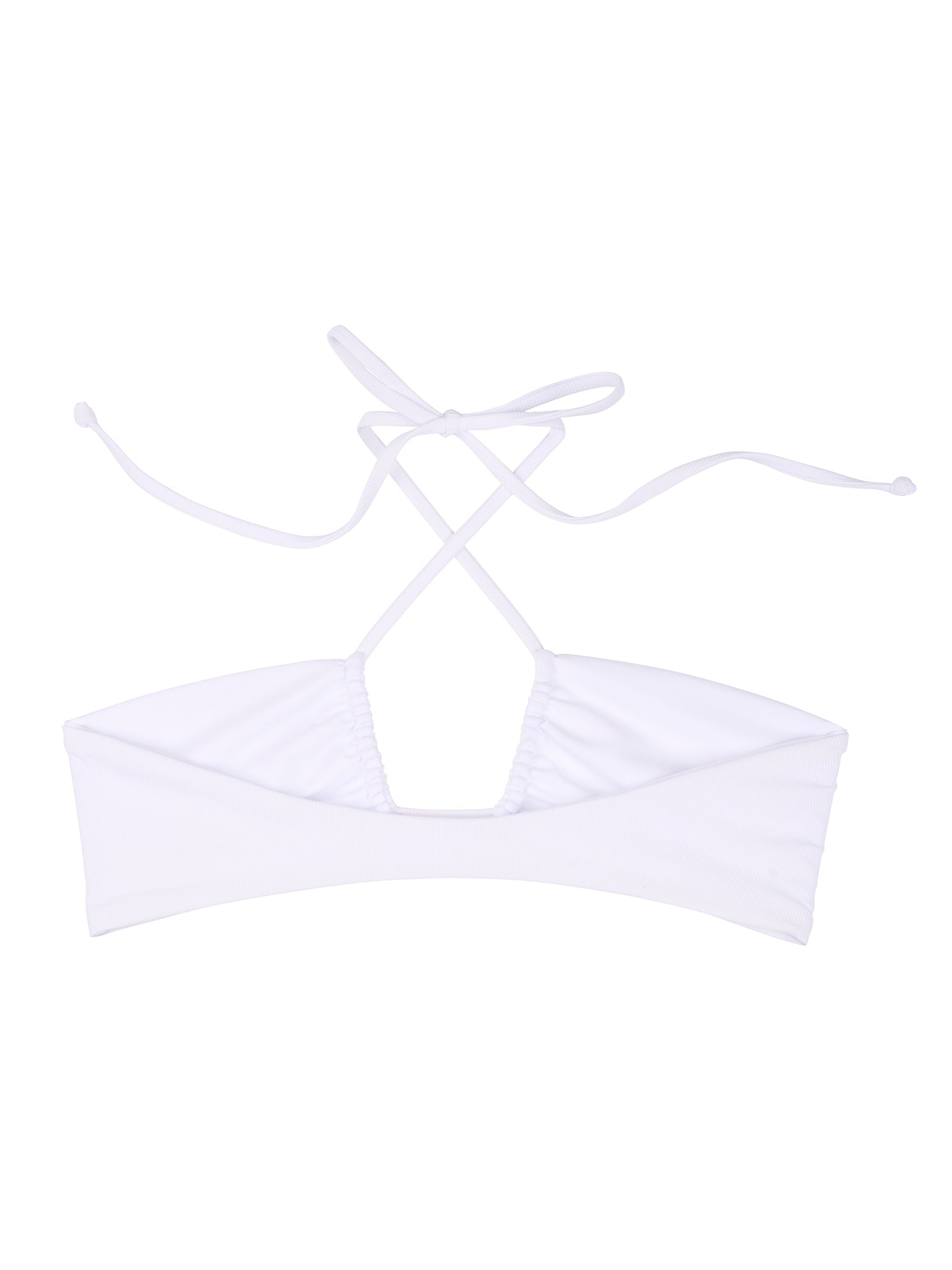 The Beauby Bikini Top - White