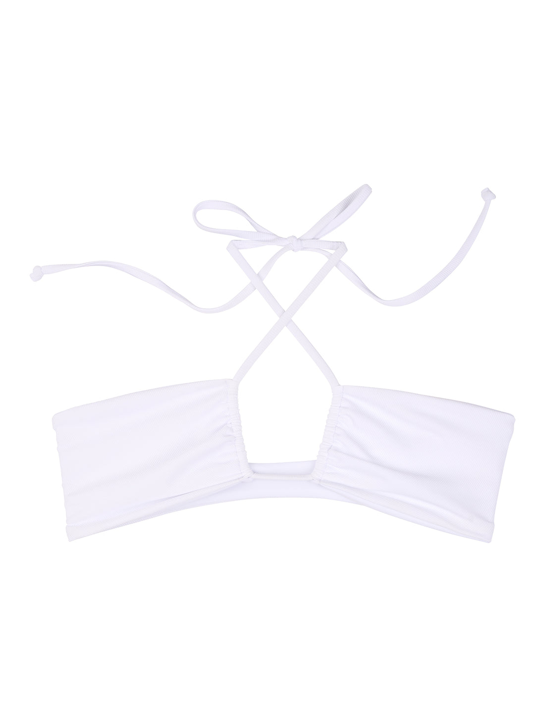 The Beauby Bikini Top - White