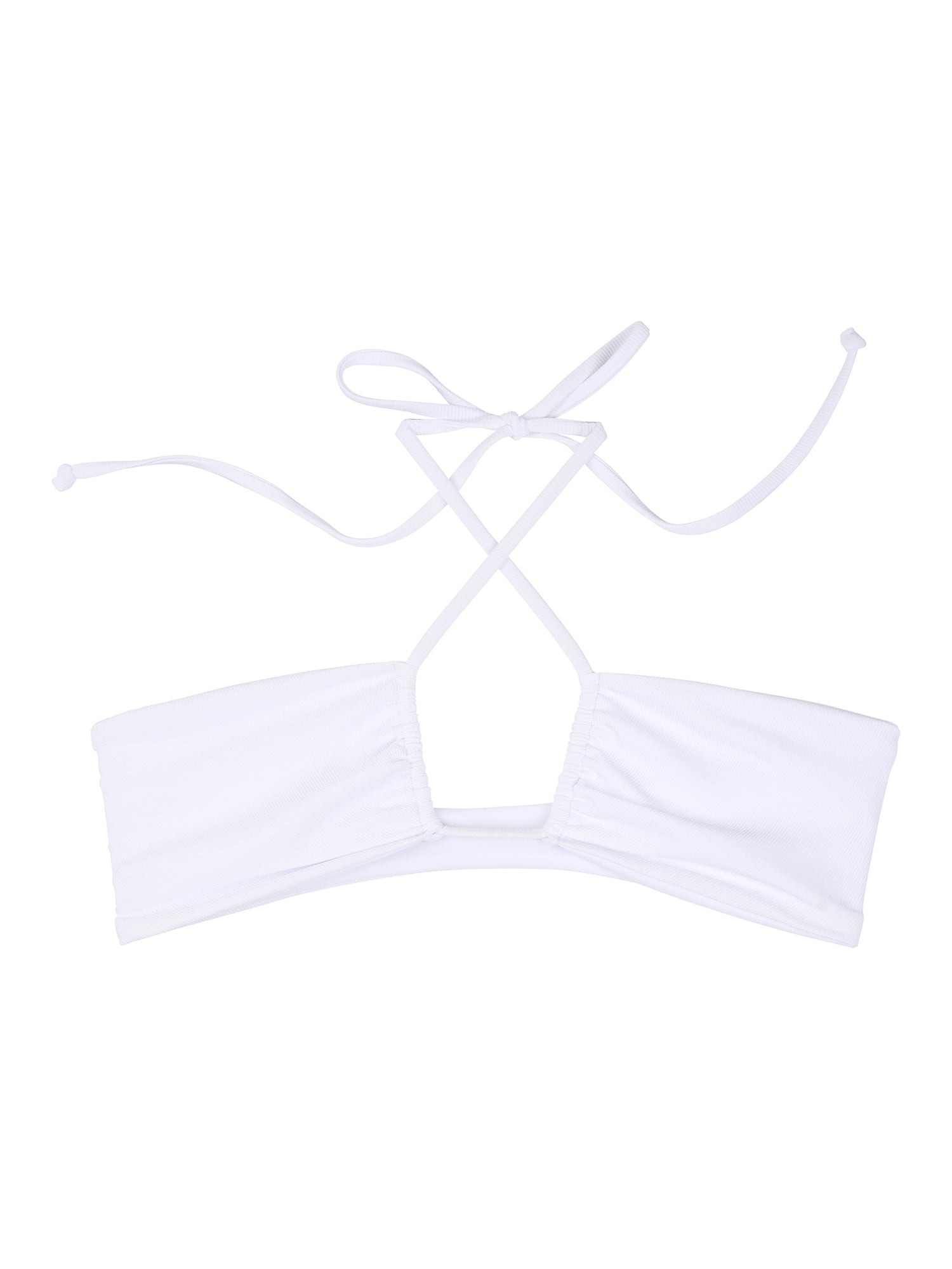 The Beauby Bikini Top - White