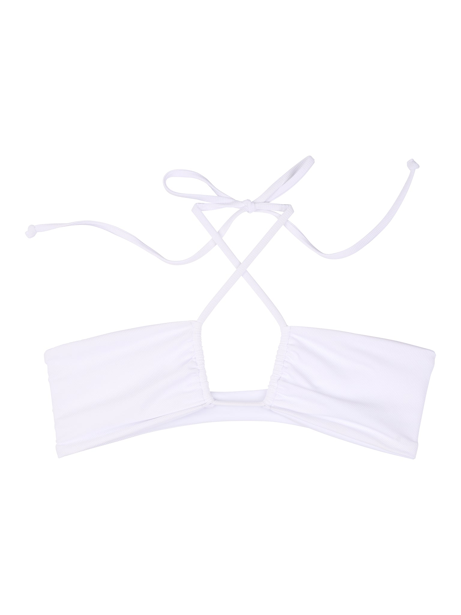 The Beauby Bikini Top - White