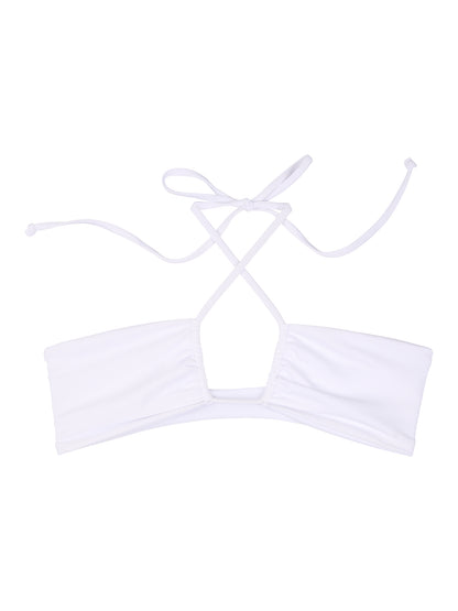 The Beauby Bikini Top - White