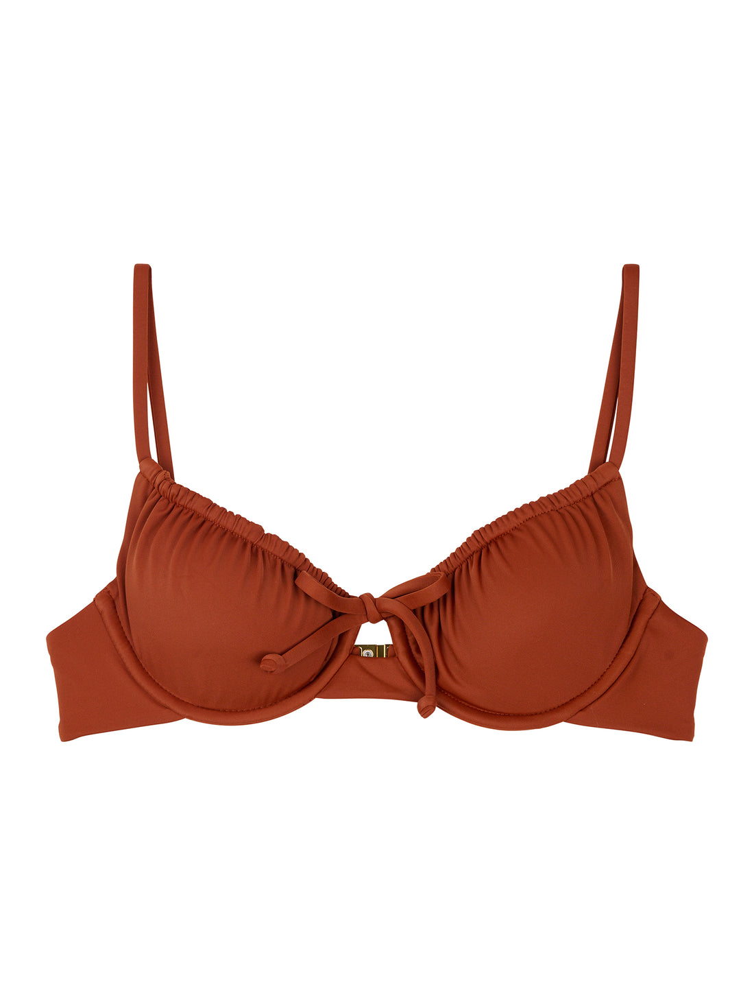 The Oliver Bikini Top - Rust