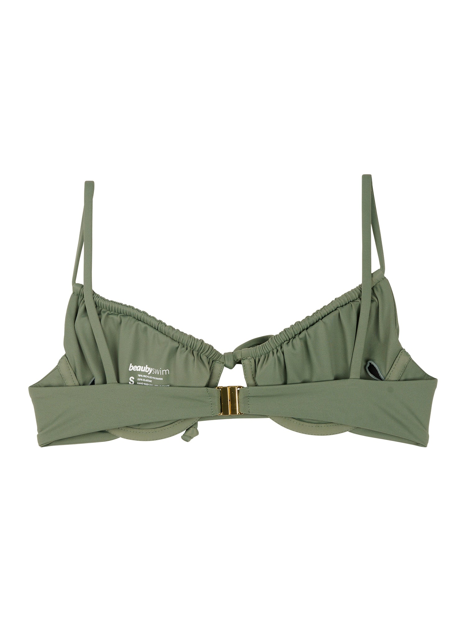 The Oliver Bikini Top - Army Green