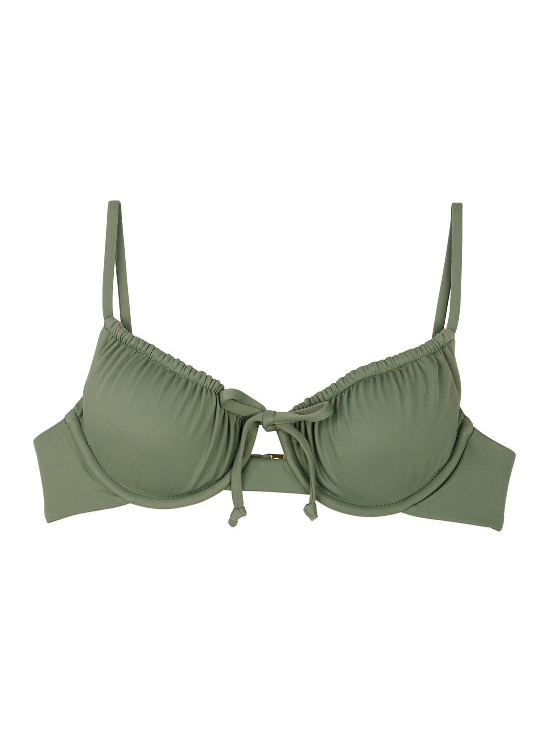 The Oliver Bikini Top - Army Green